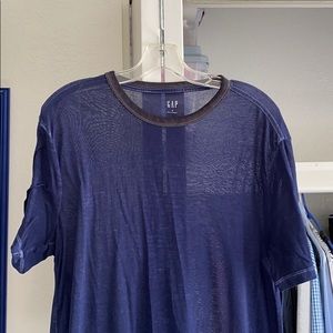 Sheer GAP navy blue T Shirt